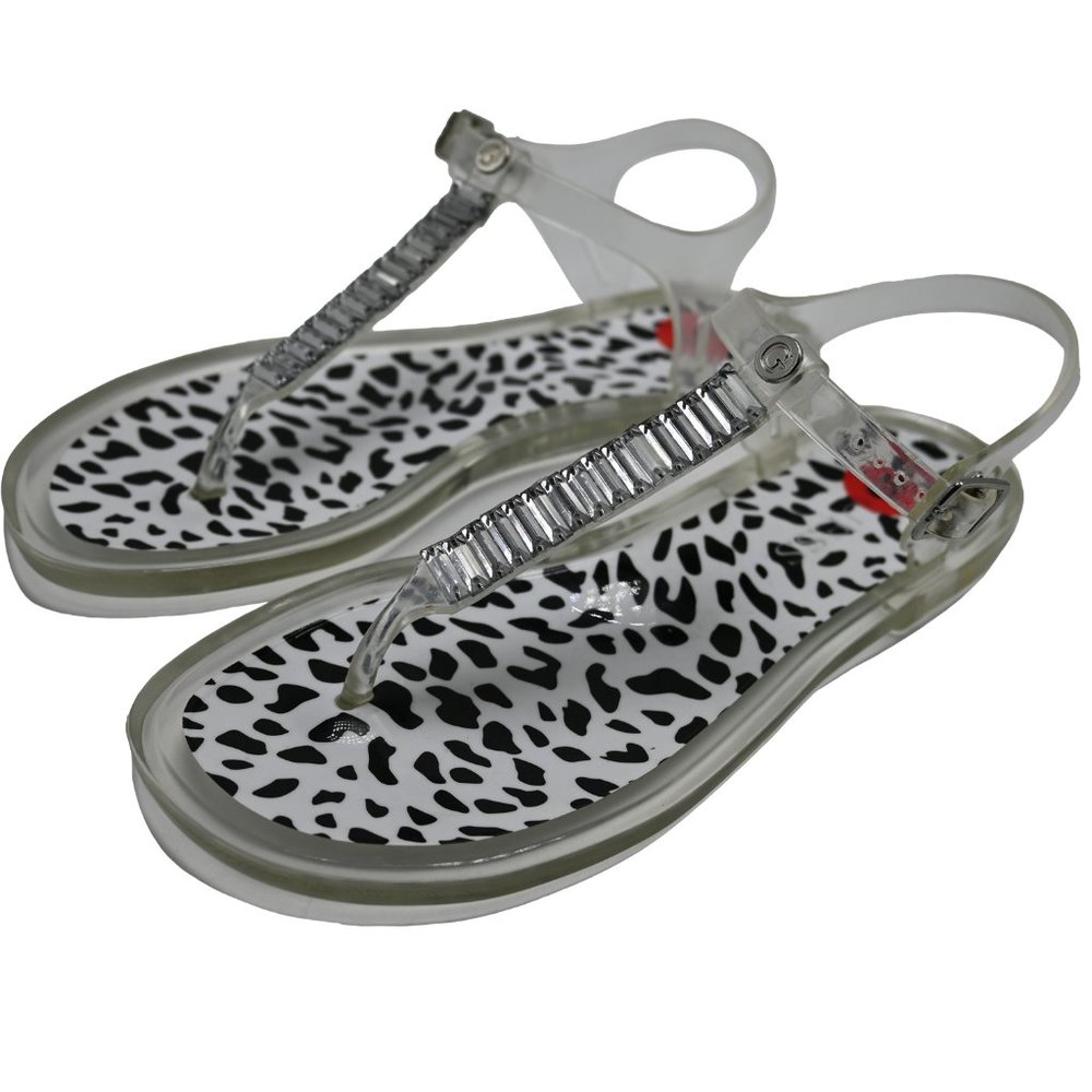 Guess NEMO Jelly Thong Sandals size: 6